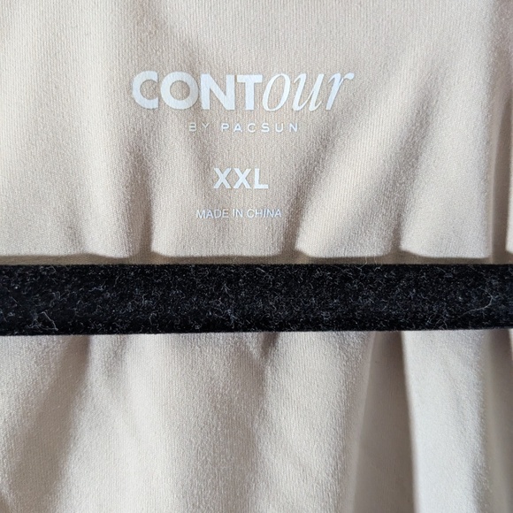 Pacsun Tan Contour Long Sleeve Stretch Top Size XXL - Picture 3 of 4